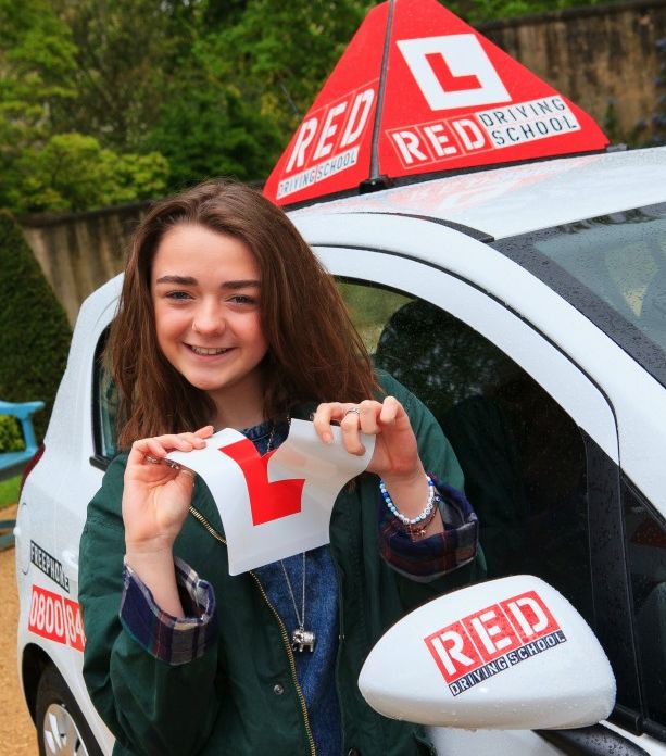 Game of Thrones star Maisie Williams passes her driving ...